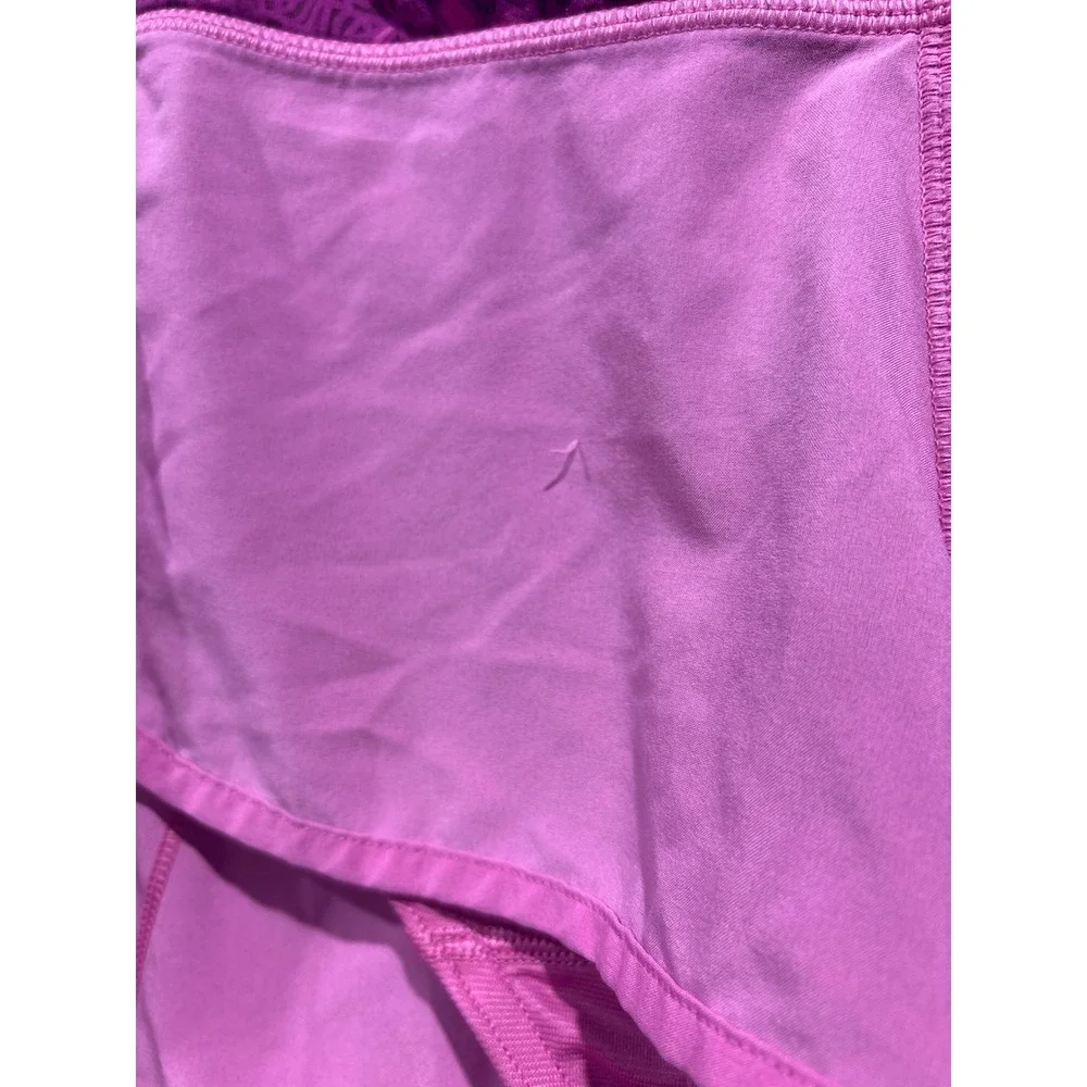 Lululemon Speed Up Shorts Womens 4‎ Pink Purple Geometric Athletic Run